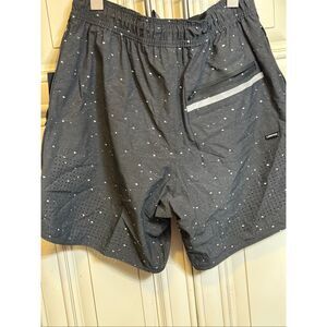 Legends Men's Splatter Paint Drawstring Luka Performance Shorts Black Small NWT